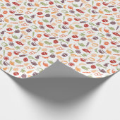 食品パターン2 ラッピングペーパー (角)