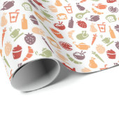 食品パターン2 ラッピングペーパー (ロールコーナー)