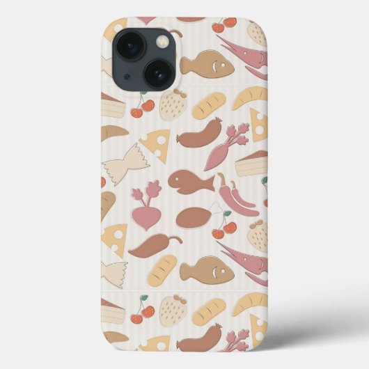 食品パターン2 Case-Mate iPhoneケース (裏面)