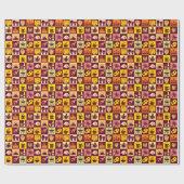 食品パターン3 ラッピングペーパー (フラット)