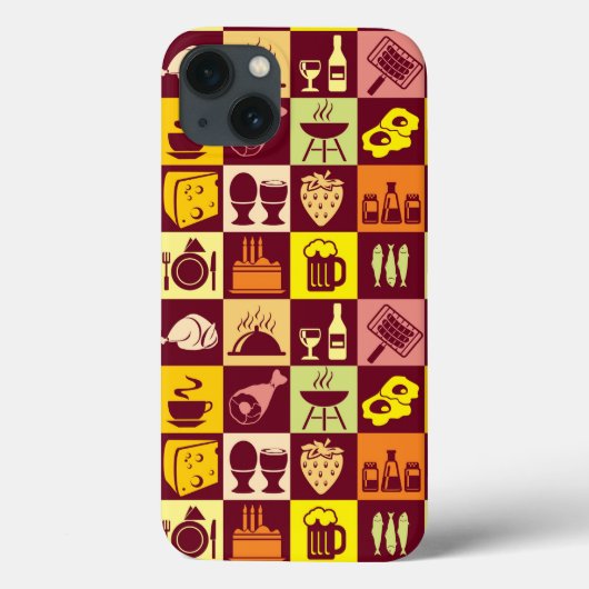 食品パターン Case-Mate iPhoneケース (裏面)