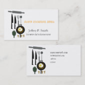 食品ビジネスケータリング料理人 名刺 (正面/裏面)