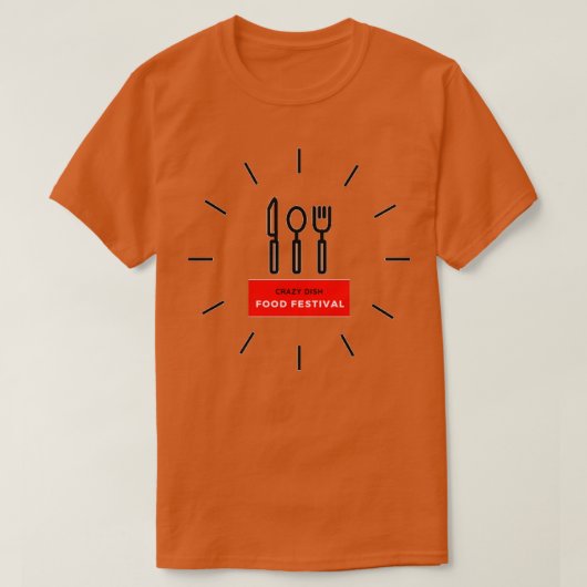 食品フェスティバル Tシャツ (デザイン正面)