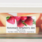 食品ラベル – イチゴのクラスター ラベル (貼付)