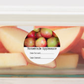 食品ラベル – リンゴの破片 ラベル (貼付)