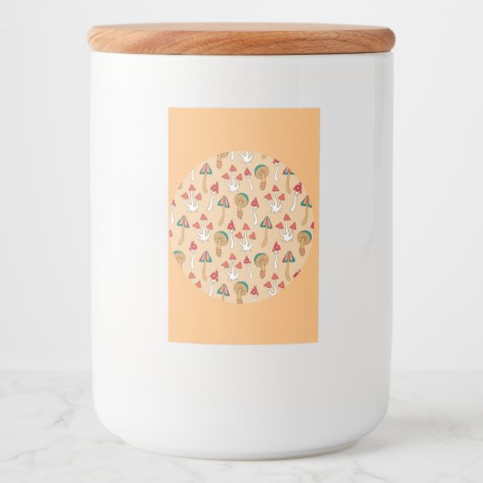 食品保存容器 フードラベル (正面)