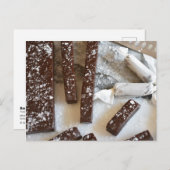 食品写真チョコレートシーソルトキャラメルキャンディ ポストカード (正面/裏面)