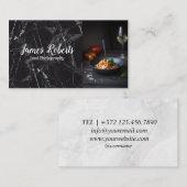 食品写真ブロガーのキッチン名刺 名刺 (正面/裏面)