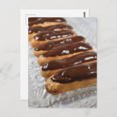 食品写真ボストンクリーム塗りエクラーシュ ポストカード (正面/裏面)