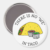 食品冷蔵庫タコには「私たち」はおもしろいない マグネット (正面/裏面)