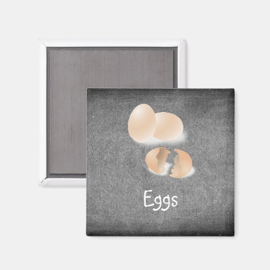 食品卵カスタムをリスト買ショッピングへの黒板の マグネット (正面/裏面)