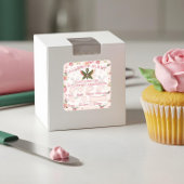 食品安全アレルギー警告ベーカリーバタフライスプーン スクエアシール