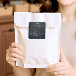 食品安全アレルゲン職人の手作り製品 スクエアシール