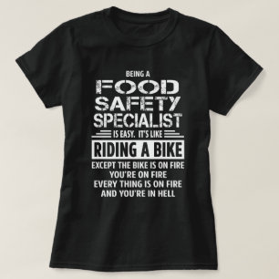食品安全専門家 Tシャツ