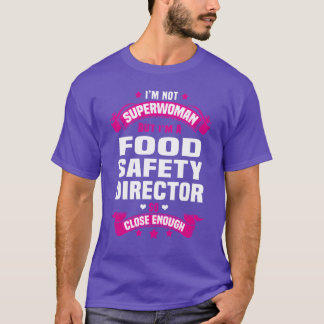 食品安全管理者 ガール Tシャツ