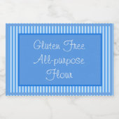 食品容器ラベルグルテンフリー全用小麦粉 フードラベル (シングルラベル)