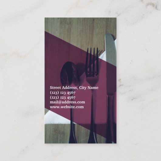 食品工業 名刺 (裏面)