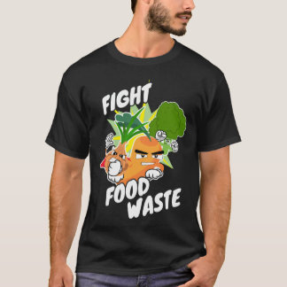 食品廃棄物と戦う Tシャツ