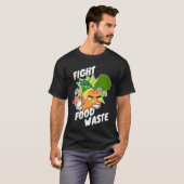 食品廃棄物と戦う Tシャツ (正面フル)