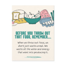 食品廃棄物の気候影響ポスターとの闘い