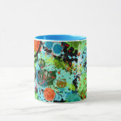 食品戦い抽象芸術 マグカップ (中央)