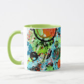 食品戦い抽象芸術 マグカップ (左)