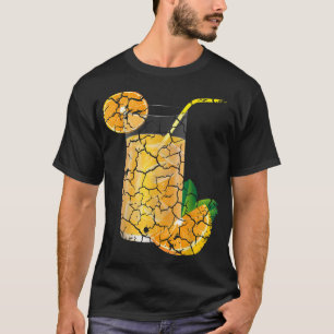 食品料理グルメオレンジジュース動揺して Tシャツ