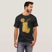 食品料理グルメオレンジジュース動揺して Tシャツ (正面フル)