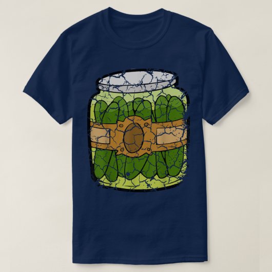 食品料理グルメピクルス動揺して Tシャツ (デザイン正面)
