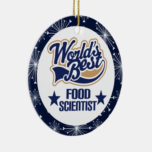 食品科学者ギフトオーナメント セラミックオーナメント (右)