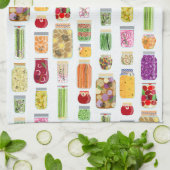 食品缶詰ジャース キッチンタオル (折り畳み)