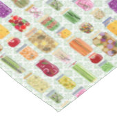 食品缶詰ジャース – 緑 テーブルクロス (アングル)