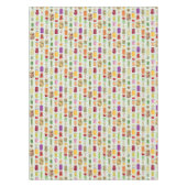 食品缶詰ジャース – 緑 テーブルクロス (正面)