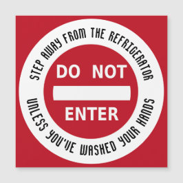 食品衛生NO ENTRY手洗い手磁気カード