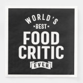 食品評論家の仕事の肩書きギフト (正面)