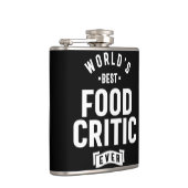 食品評論家の仕事の肩書きギフト フラスク (右)