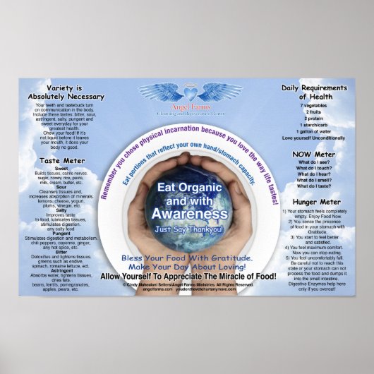 食品認識度表 ポスター (正面)