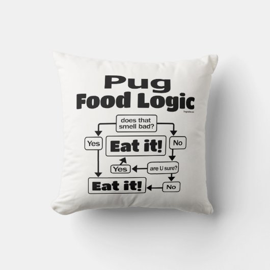 食品論理 クッション (正面)