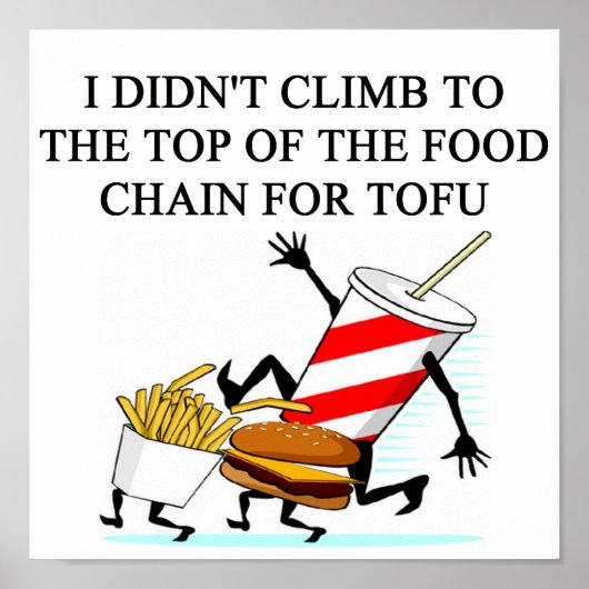 食品警察のamtiビーガンジョーク ポスター (正面)