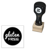 食品販売業者向けのグルテンフリー切手 ラバースタンプ (押印)
