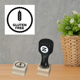 食品販売業者向けのグルテンフリーID ラバースタンプ