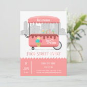 食品通りアイスクリーム 招待状 (スタンド正面)