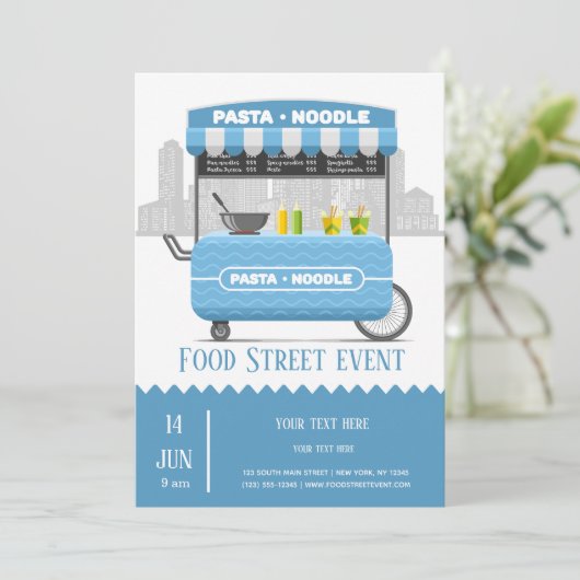 食品通りパスタ麺 招待状 (スタンド正面)