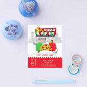 食品通りピザ チラシ (シングル)