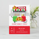 食品通りピザ 招待状 (スタンド正面)