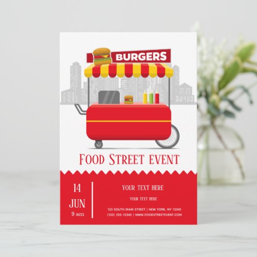 食品通り 招待状 (スタンド正面)