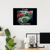 食品適応型リビングツール視覚識別子 ポスター (ホームオフィス)