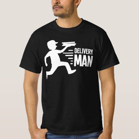 食品配達人郵便配達人郵便配達人郵便配達人 Tシャツ (正面)