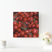 食品 スクエア壁時計 (ホーム)