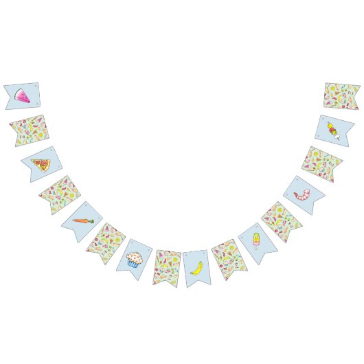 食品 バンティングフラッグ (全)